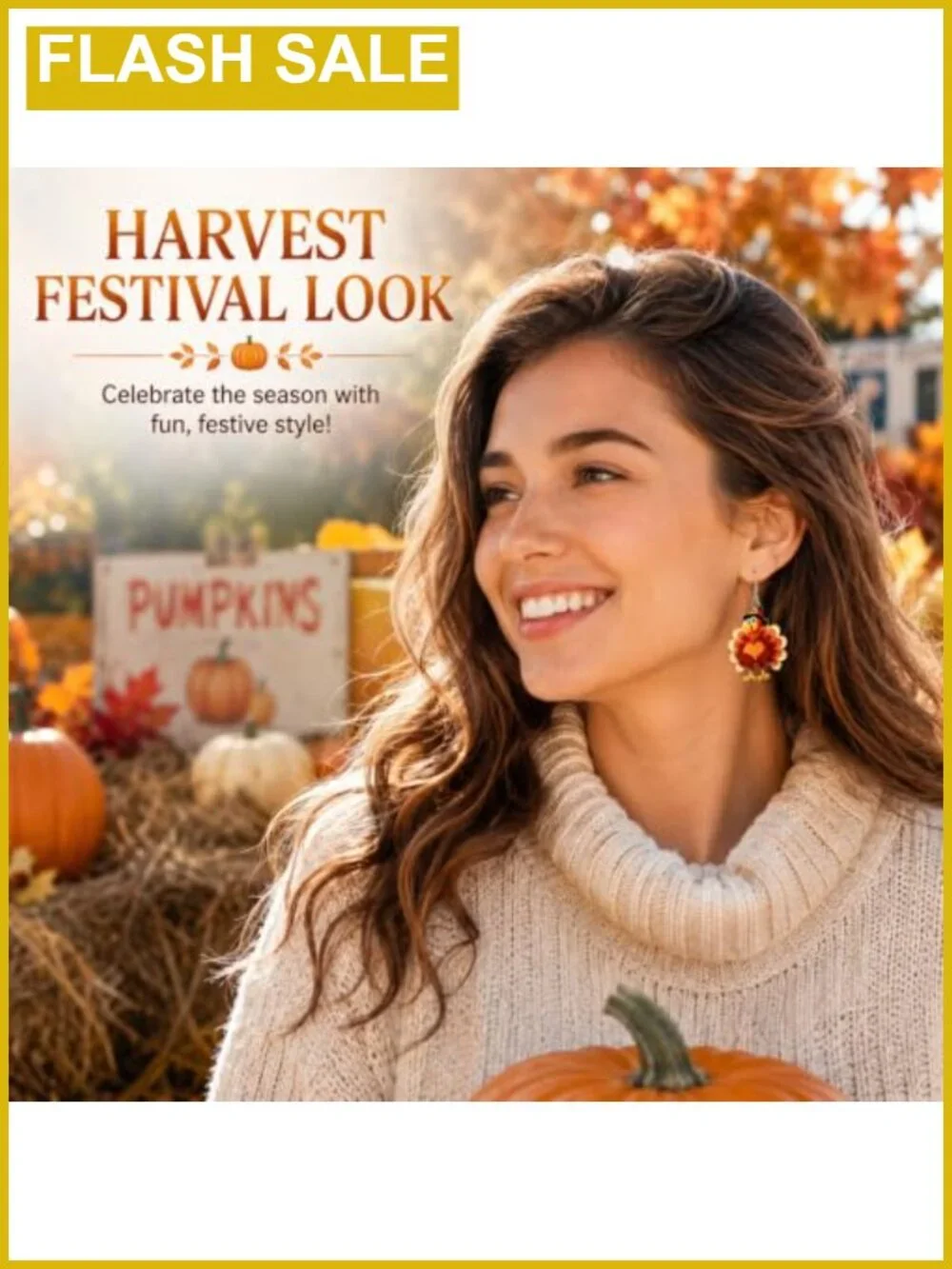 Turkey Dangle Earrings Acrylic Thanksgiving Fall Harvest French Wire